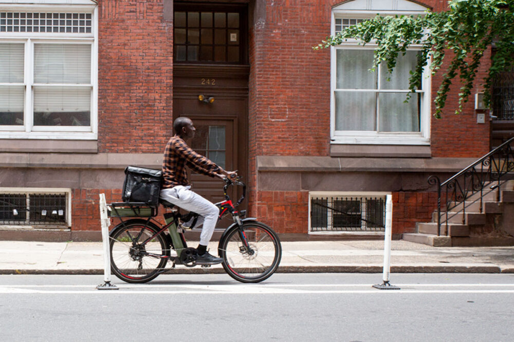 Biking in Callowhill Philadelphia